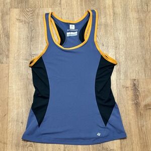 COLUMBIA | Women's Omni Freeze Zero Blue Orange Athletic Tank Top
